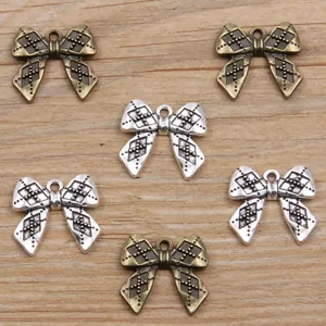 Vintage Alloy Bow Charms Pendants For DIY Jewelry Making Bowknot Charms For Phone Pendant Necklace Bracelet Jewelry Accessories