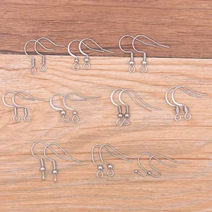 Stainless steel ear hooks DIY jewelry making findings, multiple styles fish hooks for earrings.