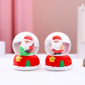 Weihnachten Schneekugel leuchtende Glaskugel Tischdekoration festliches Urlaubsgeschenk