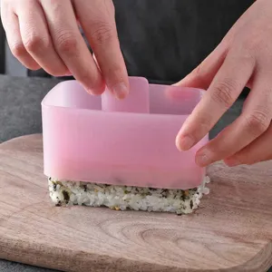 DIY sushi mal roze rijstbal maker keuken gereedschap voor eenvoudige bento bereiding thuis
