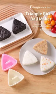 Stampo per polpette di riso triangolare cucina fai da te sushi maker per bento box
