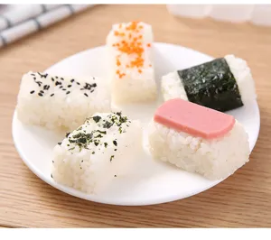 Set di 5 stampi per sushi per preparare facilmente polpette di riso e bento a casa propria.