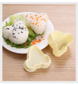 DIY cartoon rice ball mold set for making cute animal sushi and bento box food easily.