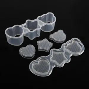 Molde para pastel DIY de plástico transparente herramienta horneado gelatina mousse