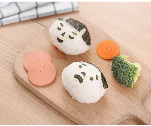 Cute cartoon rice ball mold DIY homemade seaweed mold kitchen baking tool product details view