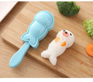 Seal rice mold DIY sushi maker cute animal bento rice ball kitchen baking tool kitchenware