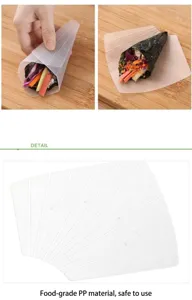 Kit de molde para sushi DIY de plástico alimentario para rollito de arroz y algas.