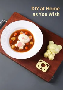 Bärchen Reisform Set für DIY süße Currygerichte, Küchenbackwerkzeuge und Bento Zubehör.