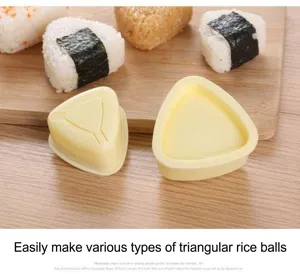 Dreieckige Reisbälle Form Set DIY Sushi Maker Kunststoff Onigiri Küche Backwerkzeug für Bento