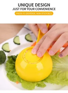 Plastik DIY Reisballen Form für runde Reisschalen und Bento, praktische Küchenhelfer.