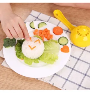 DIY süße Reisball Form Plastik Sushi Maker Küchenwerkzeug für Kinder Bento Box Dekoration