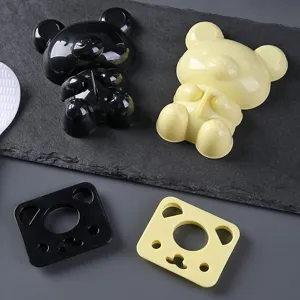 Niedliche Cartoon Bär Reisform Set, DIY Sushi Maker und Küchen Backwerkzeug für Bento Boxen.