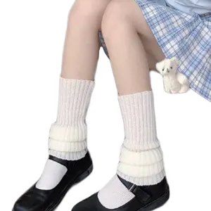 Japanse Lolita zoete gebreide beenwarmers witte sokken JK uniform mode accessoires