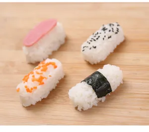 DIY sushi mold miniature Japanese rice ball making tool set for kids and home baking fun.