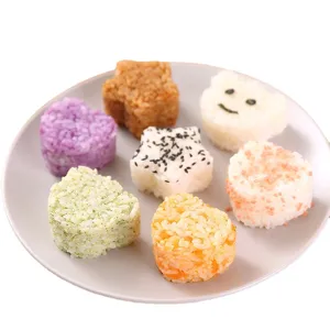 Set di stampi per sushi DIY per simpatiche polpette di riso, forme di orso e stella bento.