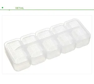 Stampo per polpette di riso sushi nave militare 5 scomparti PP trasparente bento