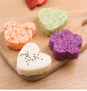 Moldes de bolas de arroz lindos estilo japonés herramienta para hacer sushi de bricolaje
