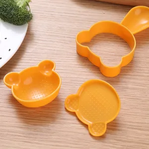 Mignon moule à boules de riz en forme d'ours cuisine DIY outil de cuisson bento pro