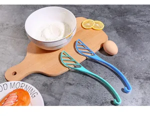Manuelles Rührgerät aus Kunststoff für Kaffee und Eier, Küchenhelfer mit praktischem Haken.