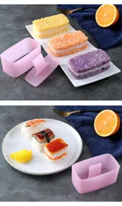 Stampi per polpette di riso multistrato commerciale DIY stampo sushi utensile da forno bento.