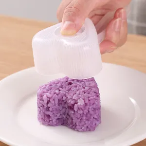 DIY Sushi Form Reisbälle Maker Herz Und Pflaumenblüte Bento Küche Backwerkzeug Transparentes Plastik Reis Form Für Kinder Essen