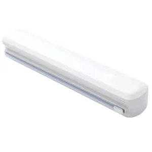 Pequeno dispensador de film transparente de plastica para cocina almacenamiento y corte facil