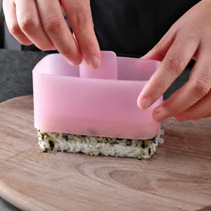 Kit per Fare Sushi con Stampi per Polpette di Riso a Strati Fai da Te Commerciale Accessori in Plastica per Bento Cucina Strumento di Cottura per la Casa Ristorante