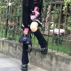 Scaldamuscoli in maglia stile JK giapponese da donna, comode calze e accessori alla moda.