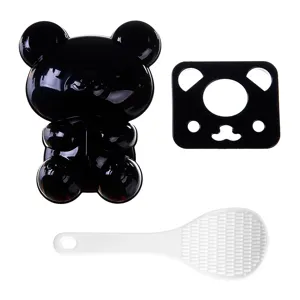 Niedlicher Bär Reisbällchen Form DIY Bento Sushi Maker Küchenwerkzeug für Kinder