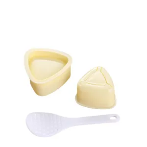 Dreieckige Reisbällchen Form Sushi Maker Set mit Reislöffel für Bento DIY Küchenzubehör