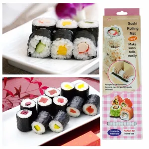 Herramienta de rodillo de sushi DIY para cocina, máquina de arroz fácil para comida japonesa.