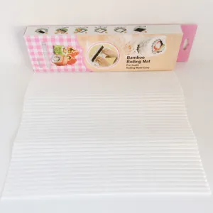 Esterilla de sushi de plástico DIY, herramienta de cocina para preparar rollos fácilmente.
