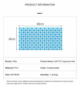 Yide tappetino antiscivolo per doccia in PVC 68x36cm per la sicurezza del vostro bagno.