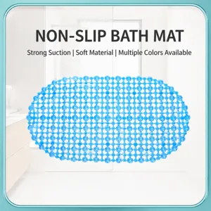 Moderno Minimalista PVC Bagno Tappetino Antiscivolo Traforato Ventosa Doccia Vasca Tappetino Impermeabile Drenaggio Tappetino Casa Hotel Forniture