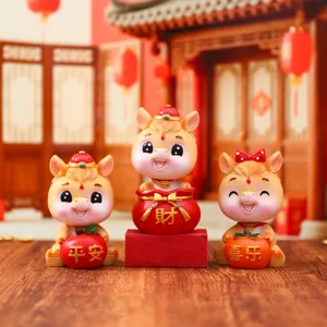 Chinesisches Sternzeichen Pferd Desktop Figur Ornament Neujahr Geschenk Dekoration