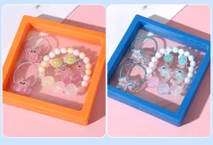 Girls ocean style jewelry set cute shell pearl bracelet hair tie dolphin pendant gift