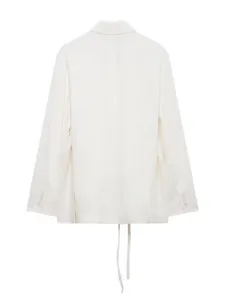 Blazer femme blanc veste elegante a manches longues vetement de mode manteau chic quotidien