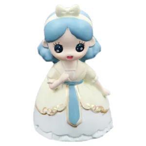 Cute cartoon princess car aromatherapy resin ornament cute interior decor figure toy