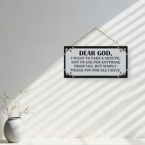 Wooden hanging wall sign inspirational quote decor rustic plaque home room door decor