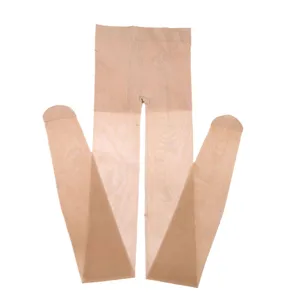 Medias transparentes nude ultrafinas para mujer, pantis sexys transpirables sin costuras.