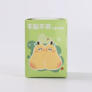 Süßes Birnen-Pärchen Figuren Desktop Ornament Verpackung Detailansicht, tolles Geschenk.