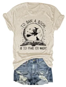 Casual women's short sleeve crewneck t-shirt paired with distressed blue denim shorts.