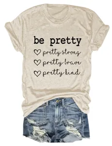 Dames Casual Letter Print Ronde Hals Korte Mouw T-Shirt Zomer Basis Top Mode