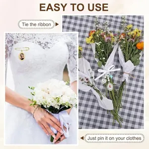 DIY photo brooch pin memorial bouquet charm pendant custom metal tray jewelry accessory