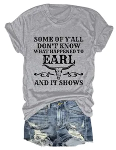 Casual grey short sleeve t-shirt with graphic print for women, comfortable daily wear top.