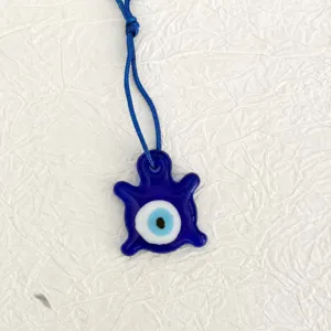 Turkse boze oog blauwe glas schildpad hanger amulet geluk amulet souvenir accessoire