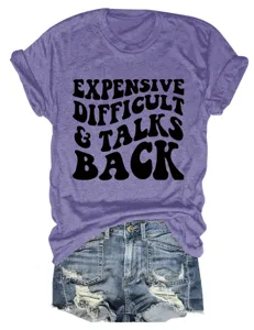 Vrouwen casual ronde hals korte mouw letter print t-shirt stijlvol zomer top comfortabele kleding