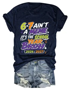 Dames casual korte mouw ronde hals T-shirt met erg grappige letterprint stijlen.