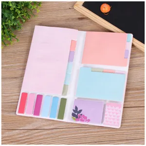Ensemble de notes autocollantes bloc-notes onglets index papeterie de bureau fournitures