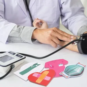 Notes adhésives médicales de forme mignonne manteau d'infirmière cœur blocs-notes pour étudiants